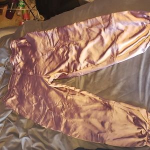 Pink iridescent pants
